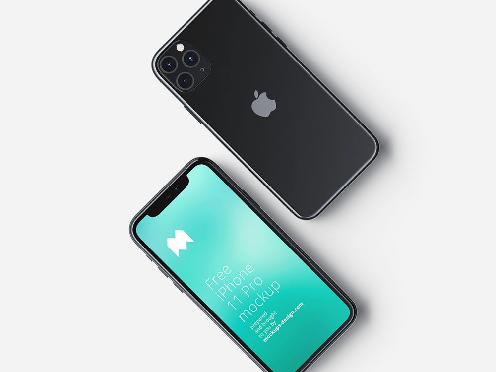 Free iPhone 11 Pro PSD Mockup