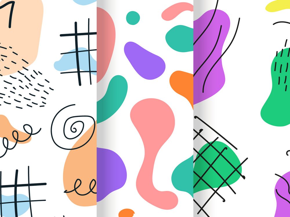 Hand Drawn Abstract Pattern Set
