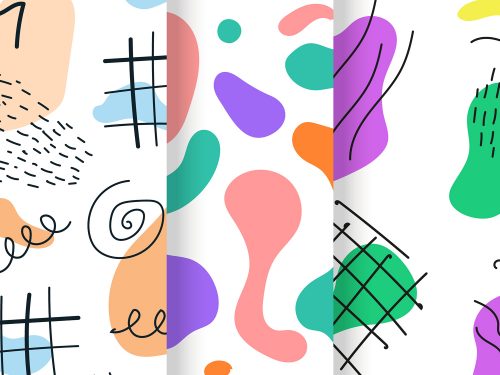 Hand Drawn Abstract Pattern Set