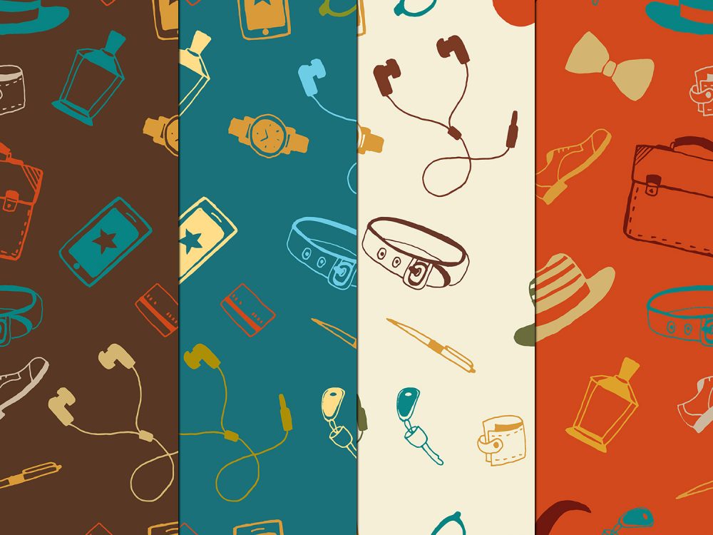 Hipster Illustration Vector Free Pattern