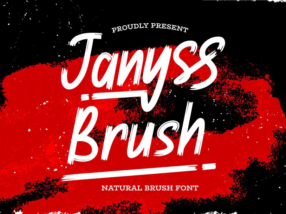 Janyss Brush Free Font