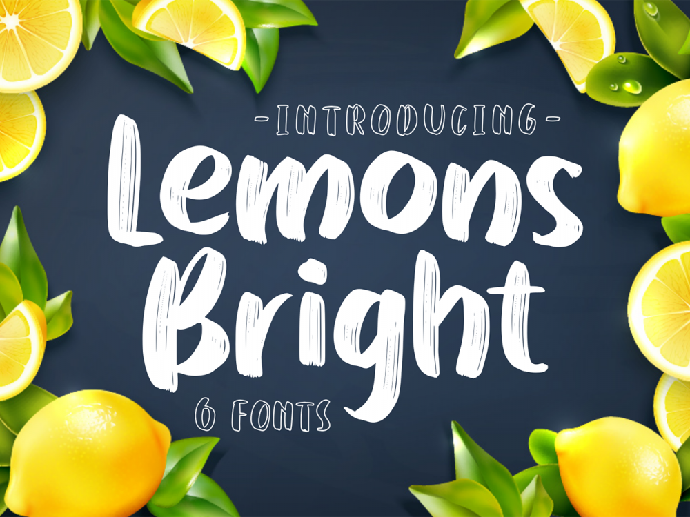 Lemons Bright Free Font