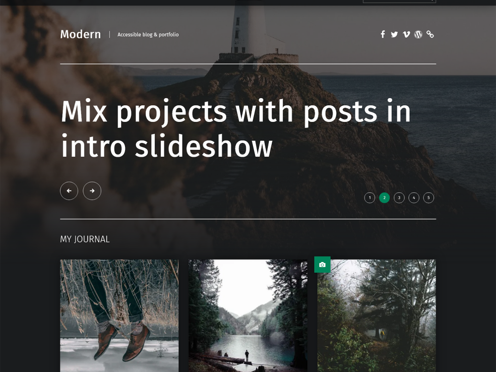 Modern WordPress Theme