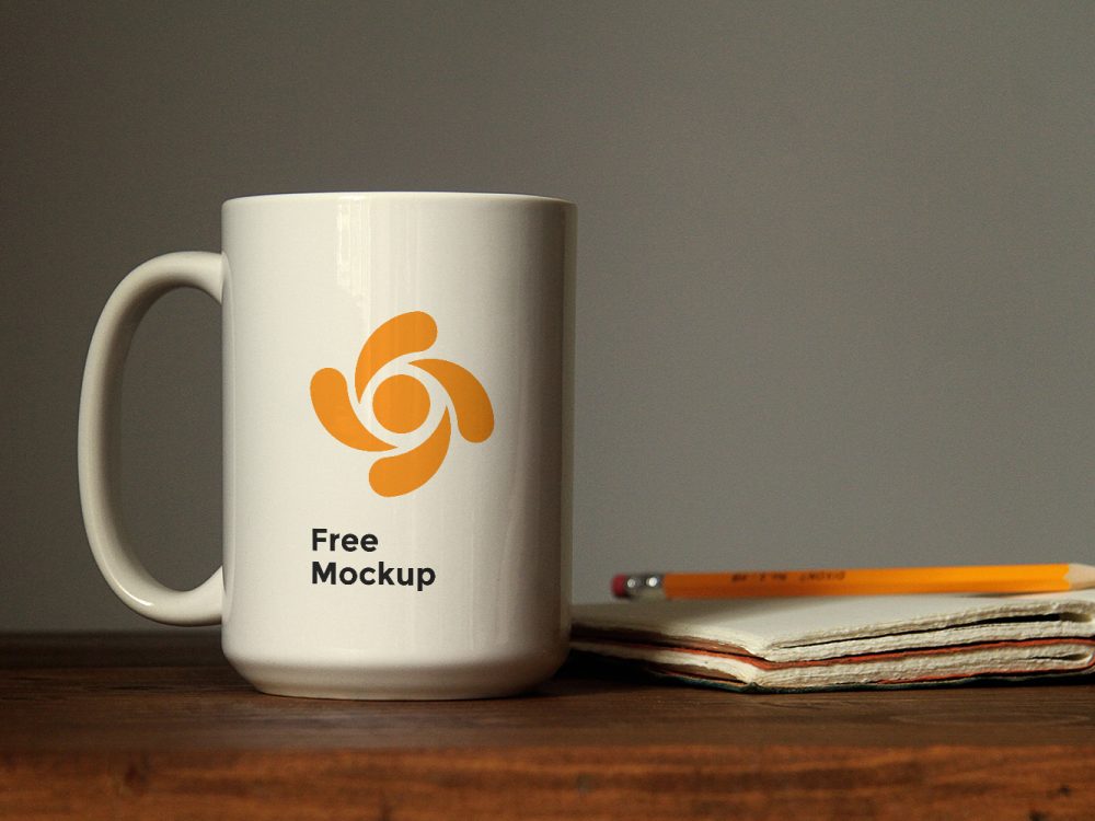 Mug Mockup on Table