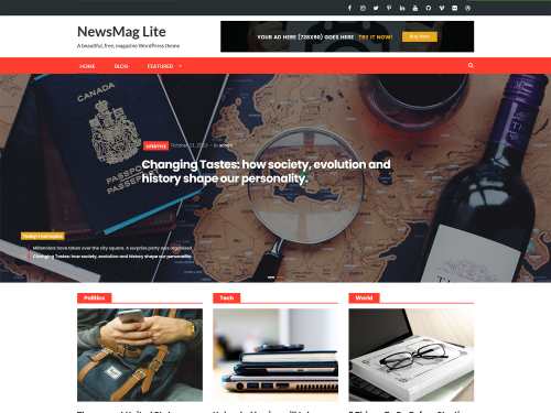 Newsmag-Lite WordPress Theme