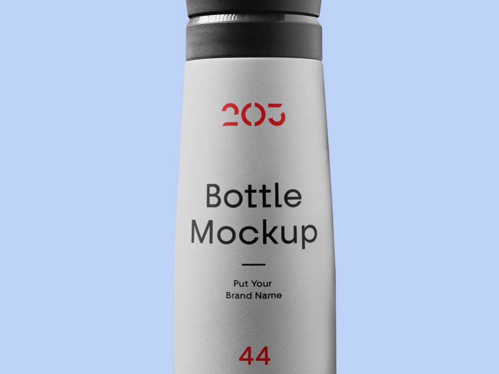 Plastic Bottle Free Mockup