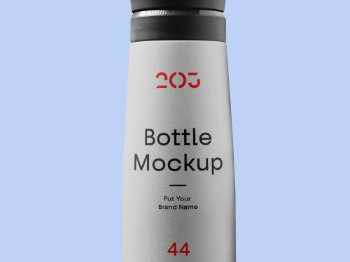 Plastic Bottle Free Mockup