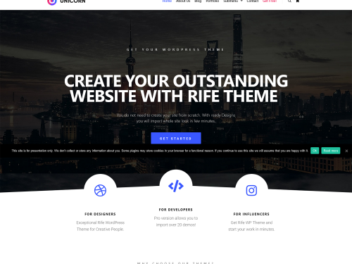 Rife Free Multipurpose WordPress Theme