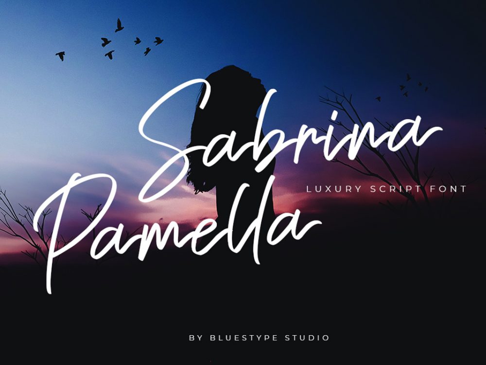 Sabrina Pamella Free Font