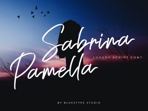 Sabrina Pamella Free Font