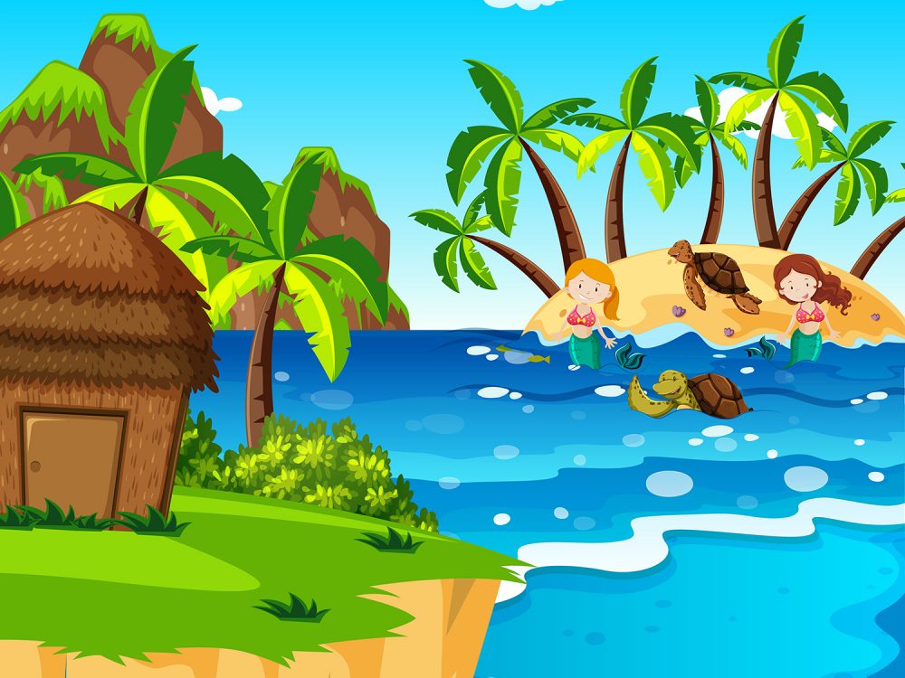 Summer Vacation Illustration