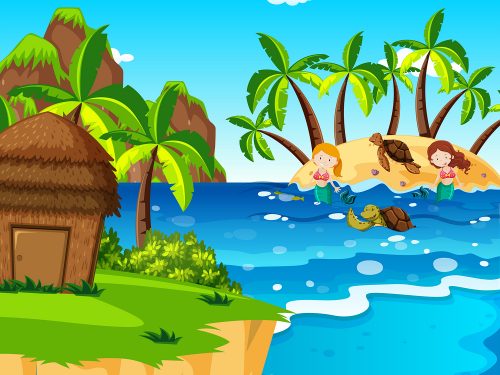 Summer Vacation Illustration