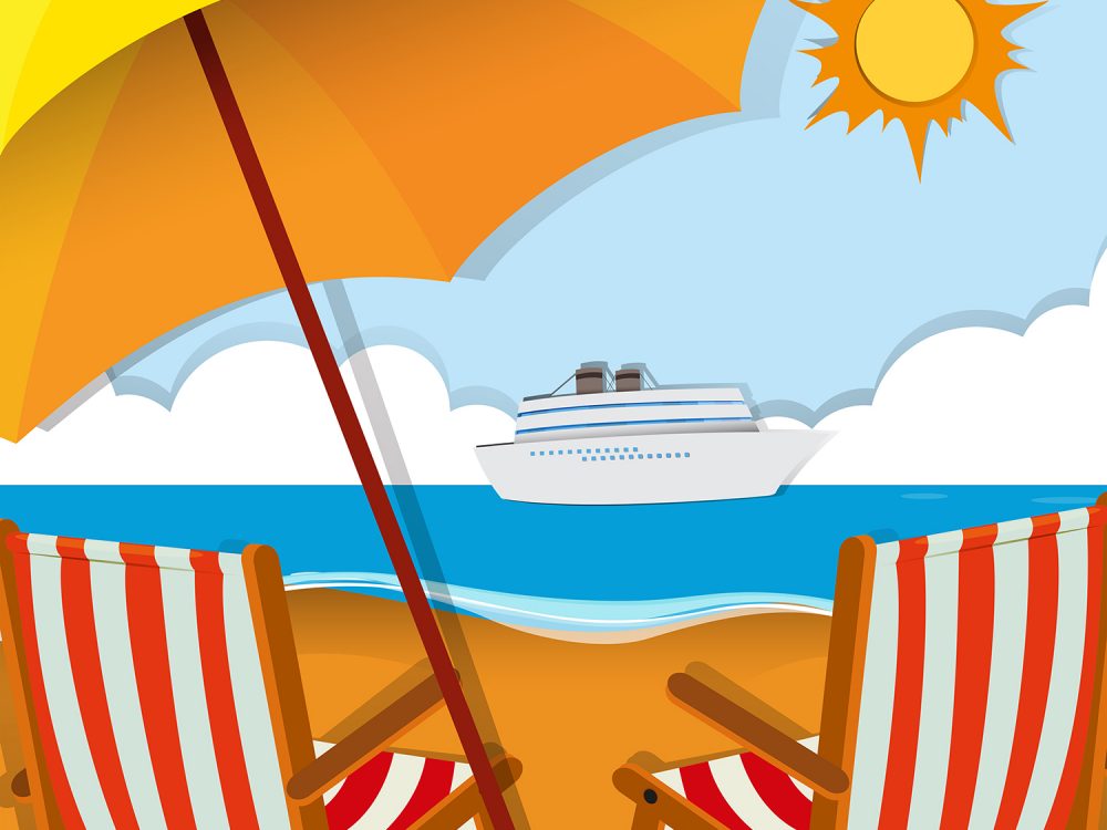 Summer Vacation Illustration