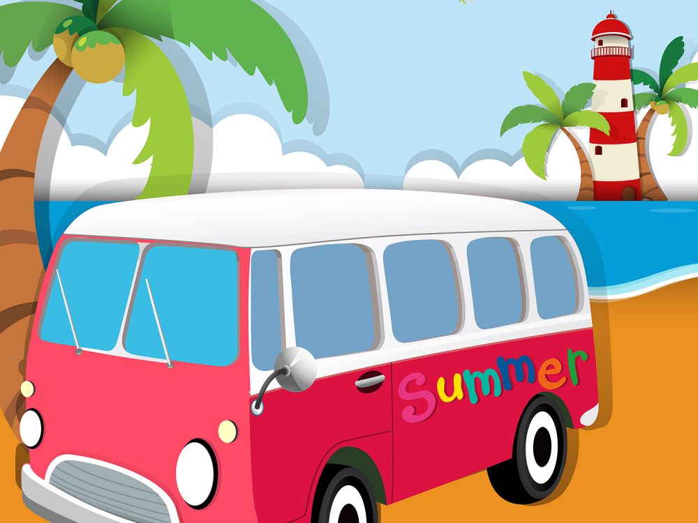 Summer Vacation Illustration