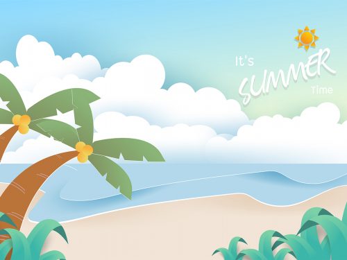 Summer Vacation Illustration