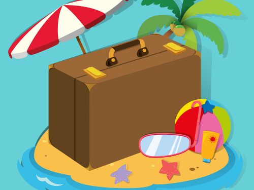 Summer Vacation Illustration