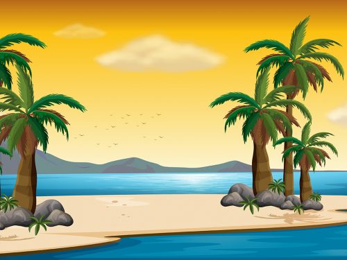 Summer Vacation Illustration