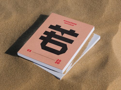 Thick Magazine Mockup