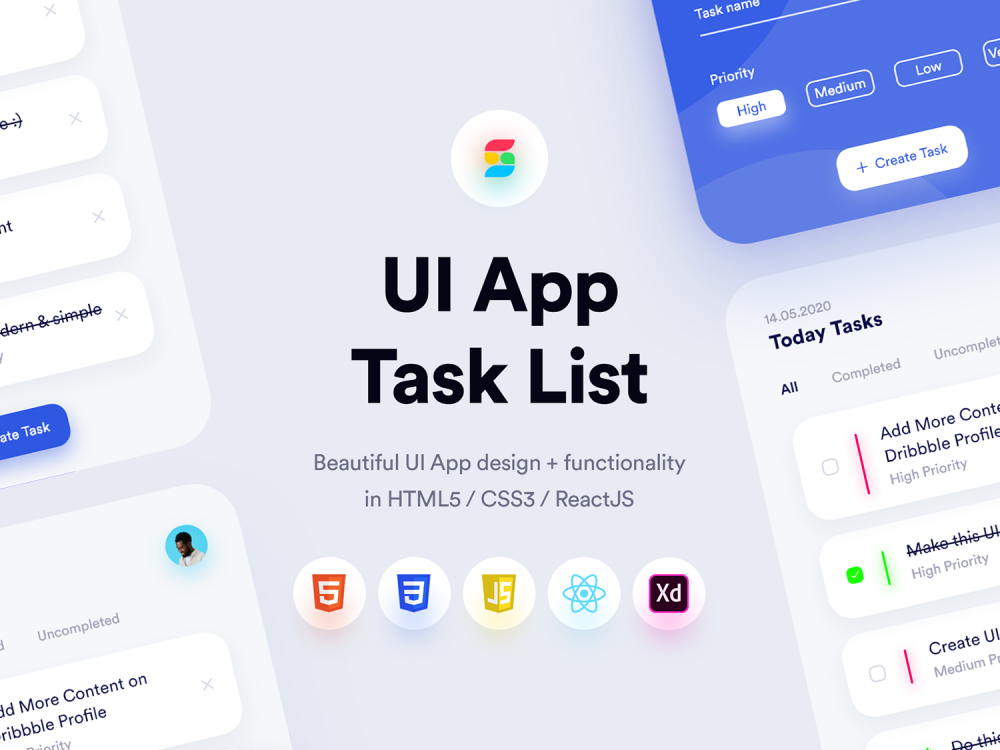 UI Template App - Task List