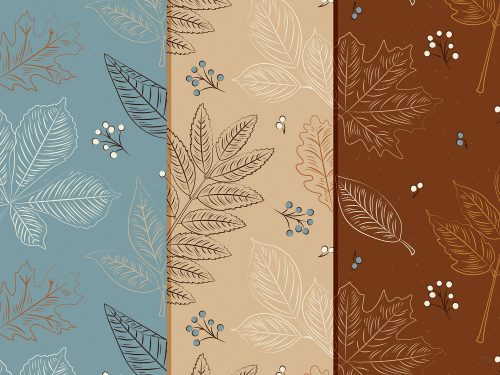 Vintage Autumn Pattern Collection