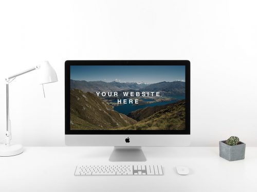iMac PSD Mockup