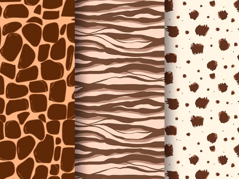 Animal Print Pattern Set