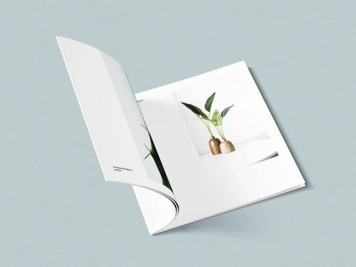 Classic Opened Magazine Free Mockup