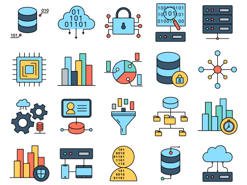 Data Vector Free Icon Set