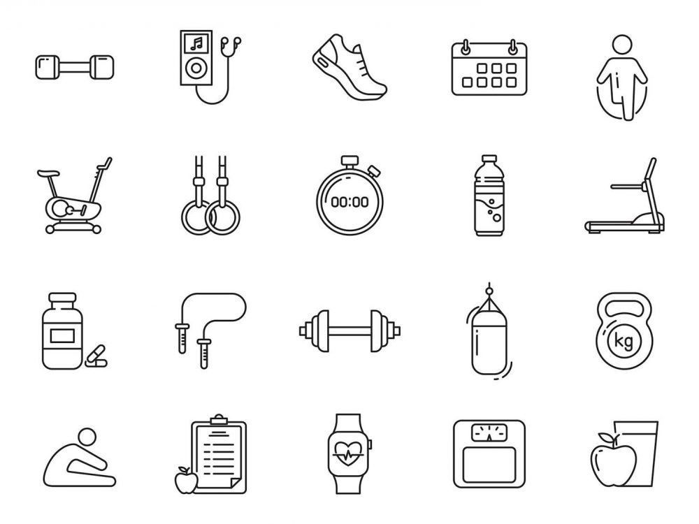 Fitness Vector Icons