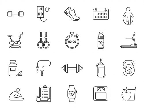 Fitness Vector Icons