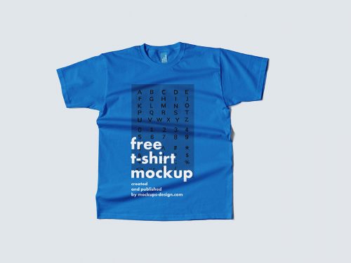 Flat T-Shirt Mockup