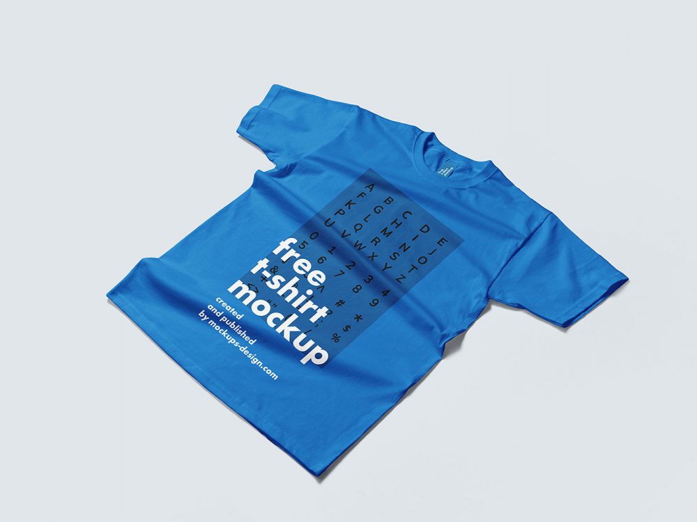 Flat T-Shirt Mockup