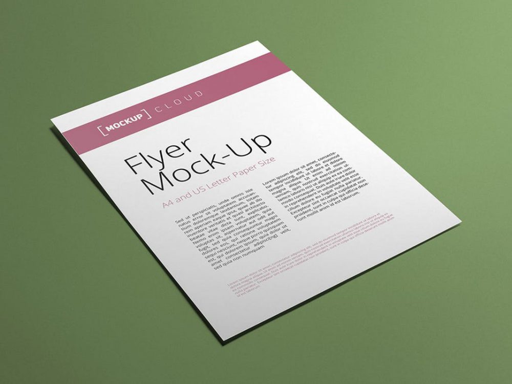 Flyer Free Mockup