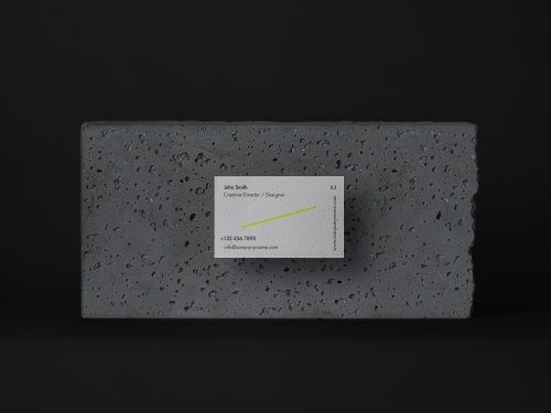 Free Business Card Mockup