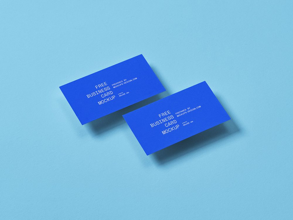 Free Business Card Mockup