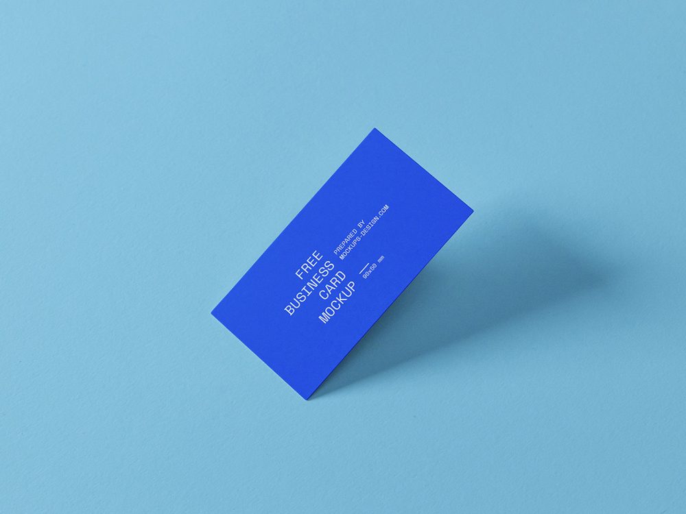 Free Business Card Mockup