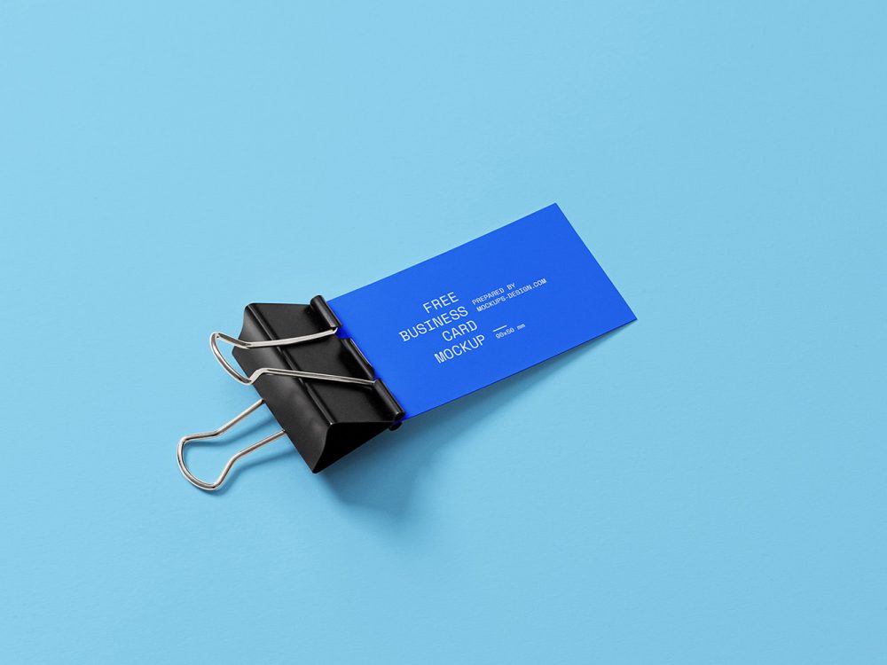 Free Business Card Mockup