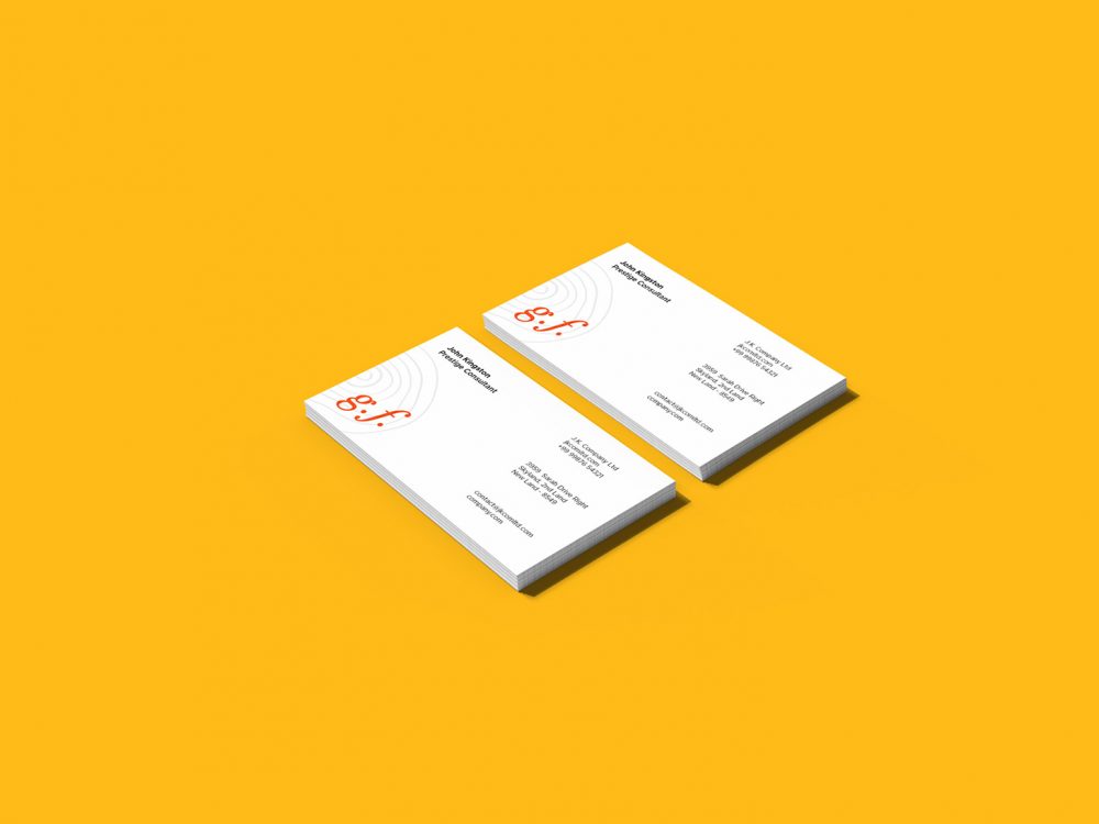 Free Business Card Mockup