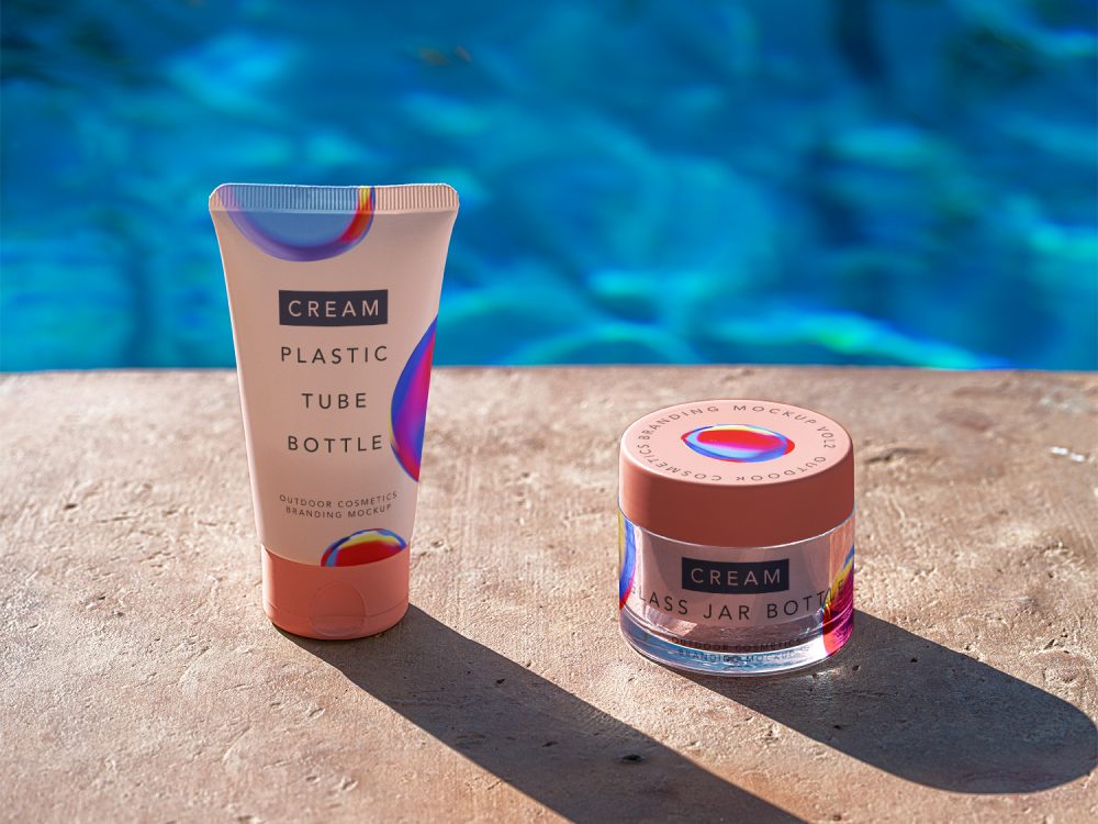 Free Cosmetic Packaging Mockup