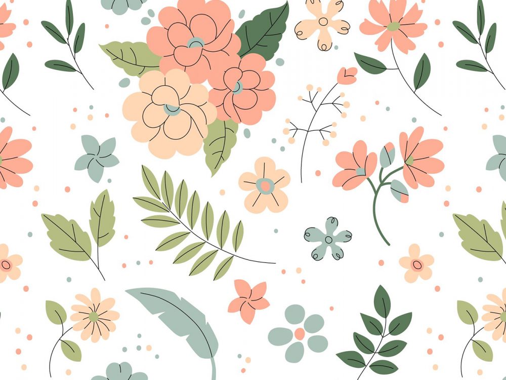 Free Floral Watercolor Pattern