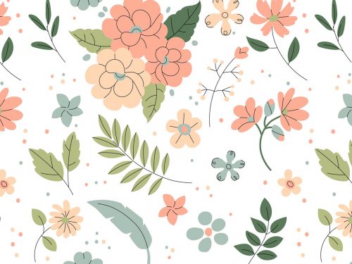 Free Floral Watercolor Pattern