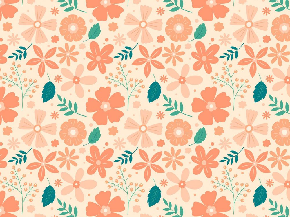 Free Floral Watercolor Pattern