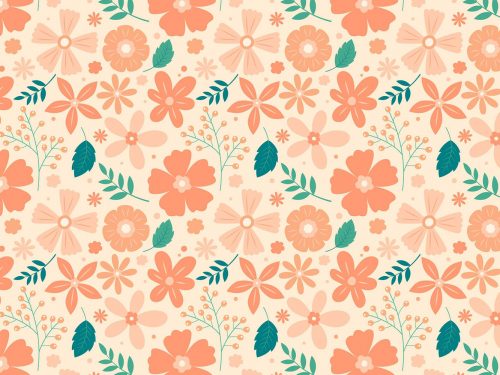 Free Floral Watercolor Pattern