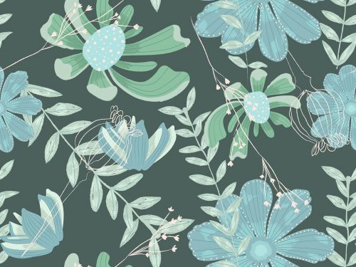 Free Floral Watercolor Pattern