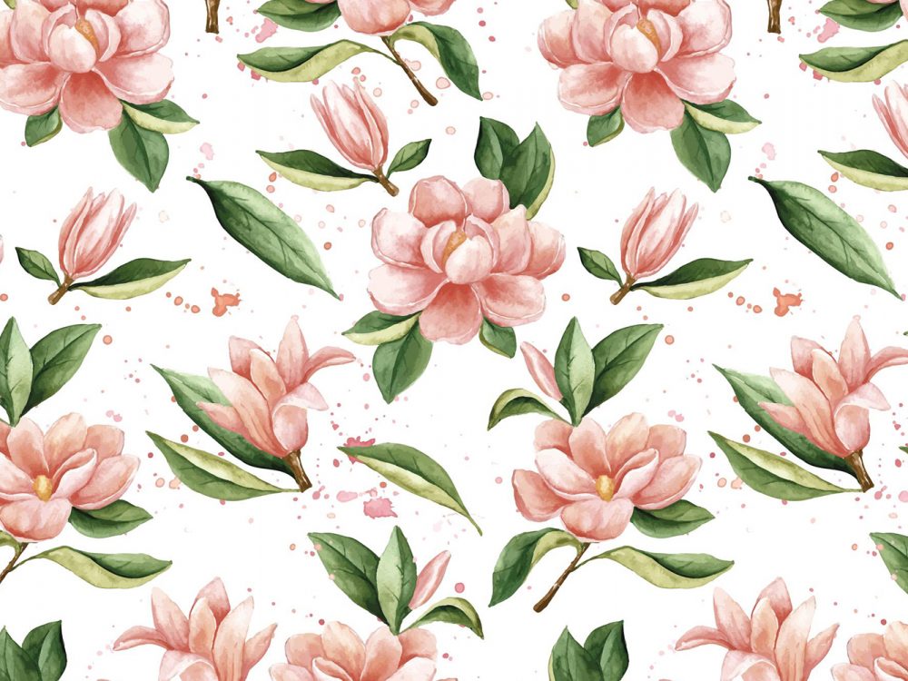 Free Floral Watercolor Pattern