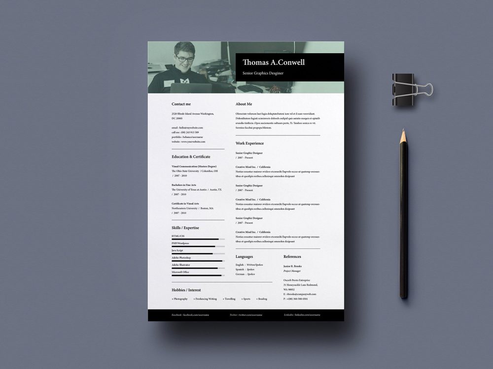 Free Resume Template Vol-10