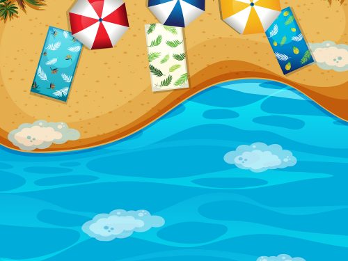 Free Summer Vacation Illustration