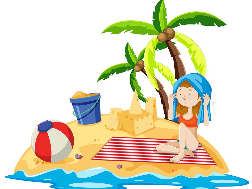 Free Summer Vacation Illustration