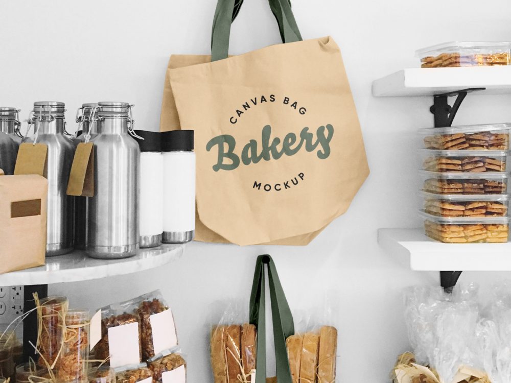 Free Tote Bag Mockup PSD