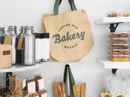 Free Tote Bag Mockup PSD